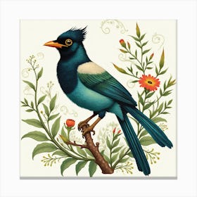 Blue Bird Canvas Print