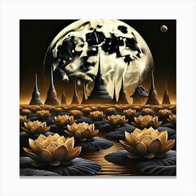 Lotus Pond 4 Canvas Print