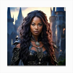 Firefly Sinister Gothic Woman In Mysterious Castle 23228 (2) Canvas Print