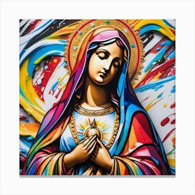Virgin Mary 14 Canvas Print