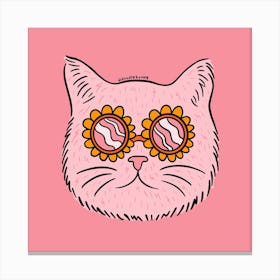 Groovy Cat Canvas Print