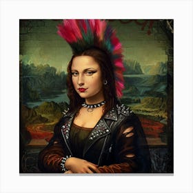 The Smirk of a Rebel Mona Lisa Toile