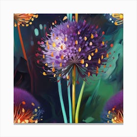 Allium Canvas Print