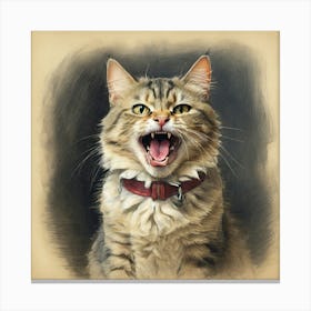 Roaring Cat 2 Canvas Print