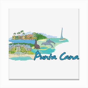 Punta Cana Canvas Print