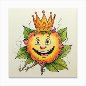 Orange King Canvas Print