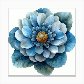 Blue Flower 3 Canvas Print