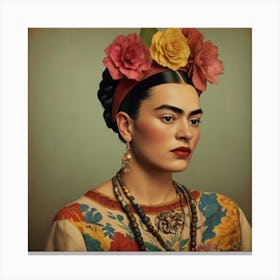 Default Default Vintage Frida Kahlo For Defferent Seasons Aest 2 (2) Canvas Print