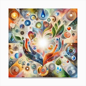 Heart Of Nature Canvas Print