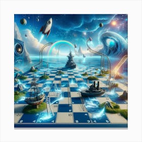 Games #5 by Cam Views Canvas Print