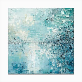 'Blue Water' 4 Canvas Print