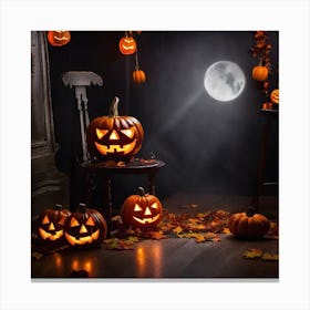 Halloween Pumpkins 14 Canvas Print