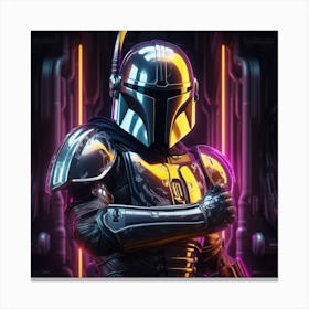 Star Wars The Mandalorian 1 Canvas Print