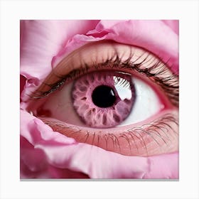 Pink Eye 5 Canvas Print