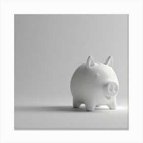 Piggy Bank Canvas Print