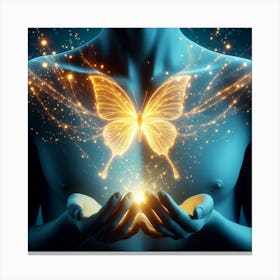 Butterfly Of Light Canvas Print