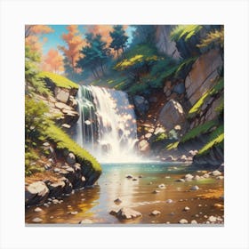 Waterfall 1 Canvas Print