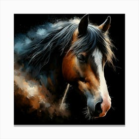 Horse Portrait 2 Canvas Print