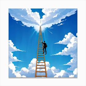 Ladder To Success 1 Canvas Print