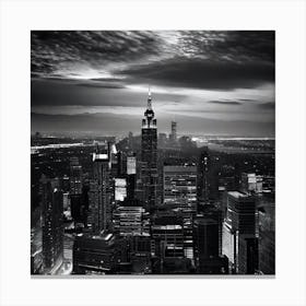 New York City Skyline 20 Canvas Print
