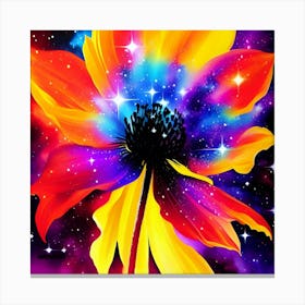 Galaxy Flower 5 Canvas Print