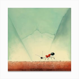 Ant In The Desert Canvas Print