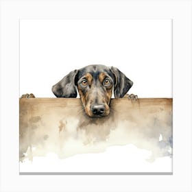 Dachshund Dog 4 Canvas Print