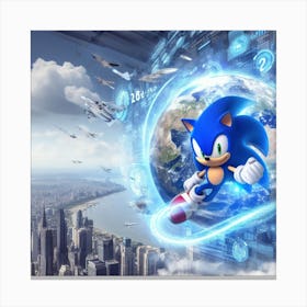 Sonic The Hedgehog 54 Canvas Print