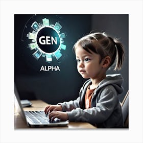 Gen Alpha 4 Canvas Print