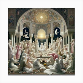 Supper Of The Lambs Canvas Print