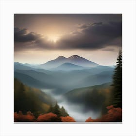 SMOKEY MOUNTAINS Canvas Print