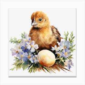 Easter Chick 3 Canvas Print