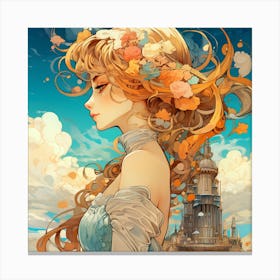 Fairytale Girl Canvas Print