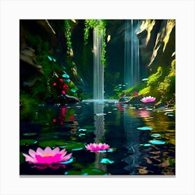 Water Lilies Canvas Print