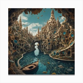 Anything Inspired By Dali, Escher, Gaudi 2 Canvas Print