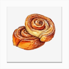 Cinnamon Buns Canvas Print