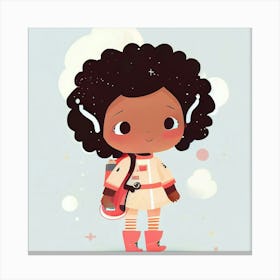 Little Astronaut Canvas Print