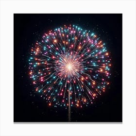 Fireworks In The Sky 2 Canvas Print