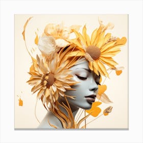 Flower Head Canvas Print