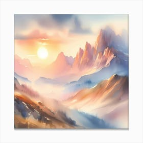 Landscape Painting 36 Canvas Print