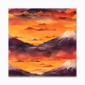 Mt Fuji 12 Canvas Print