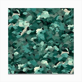 Camouflage Pattern Canvas Print