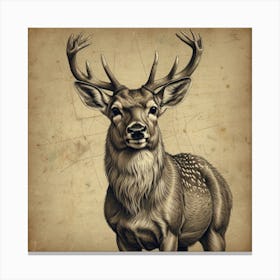 Deer! Canvas Print