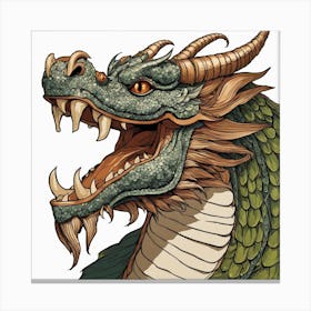 Dragon Painting (2) Canvas Print