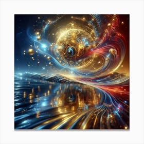 The Cosmic Connection: Exploring the Energy That Surrounds Us Canvas Print