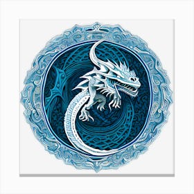 Water Dragon 2 Canvas Print