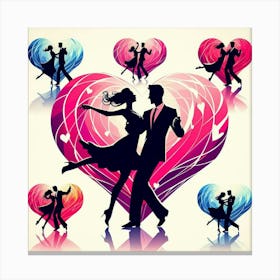 Heart Dancers Canvas Print