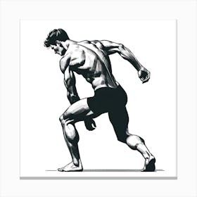 Muscular Man 6 Canvas Print