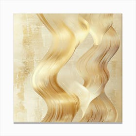 Wavy Hair Canvas Print