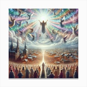 Jesus In The City Canvas Print